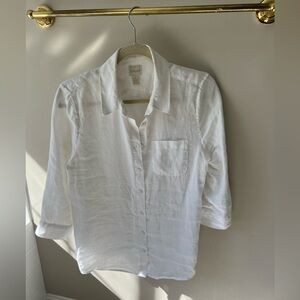 White button down shirt size 1 in women’s